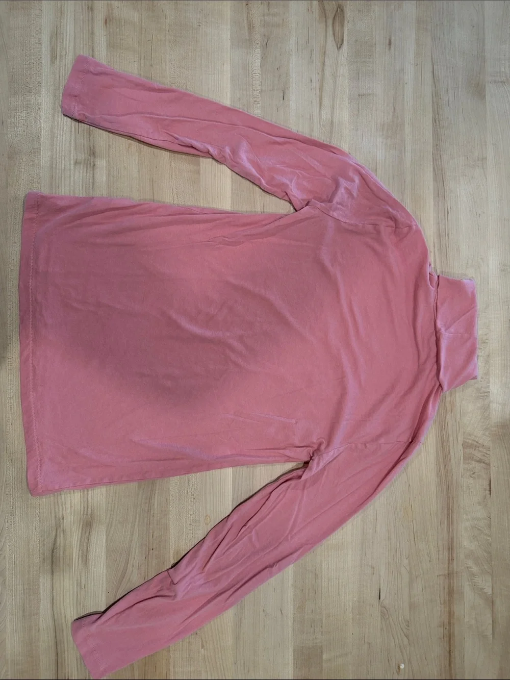 J Crew Women’s Pink Tissue Turtleneck Long-Sleeve Top